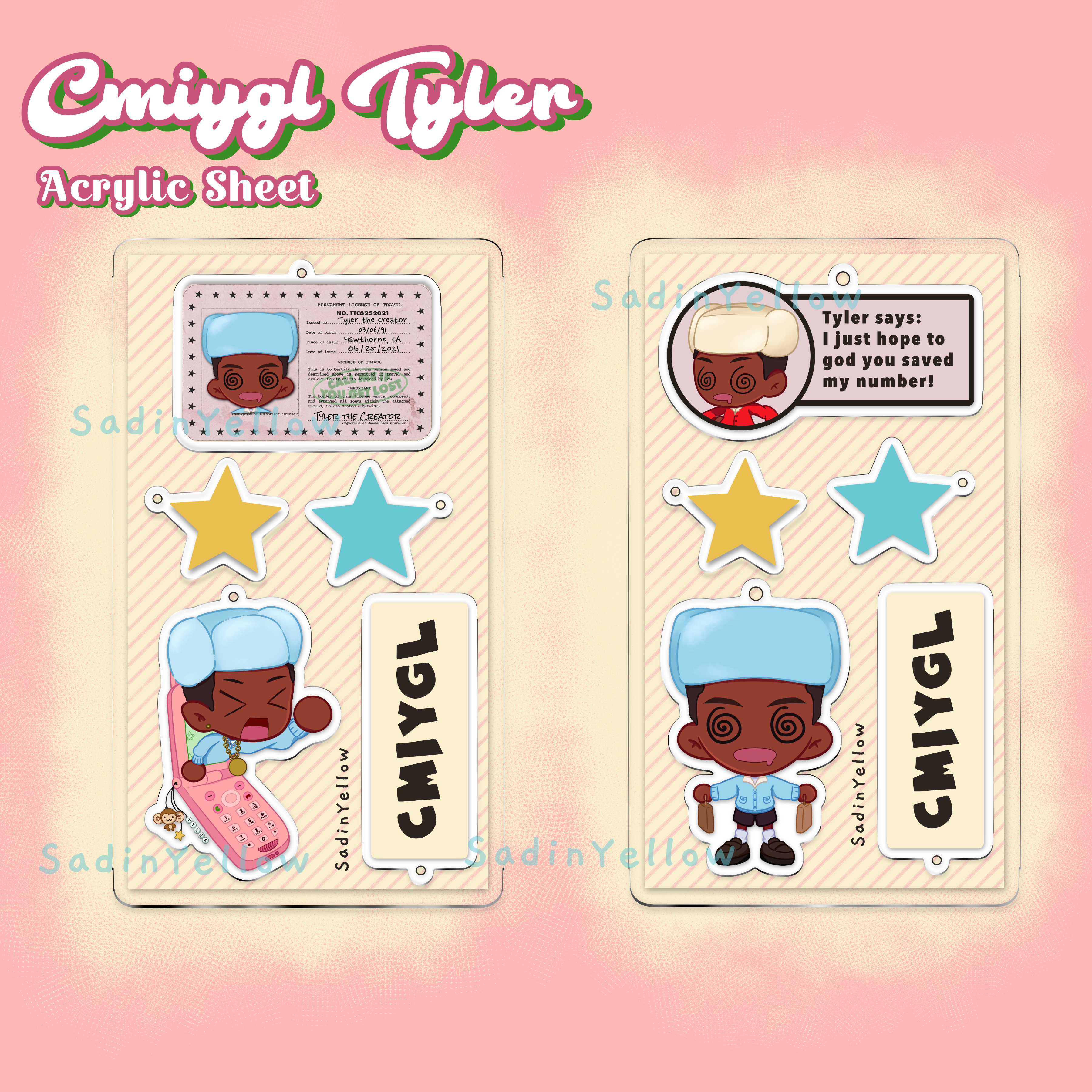 CMIYGL Tyler Acrylic Sheet [PREORDERS]
