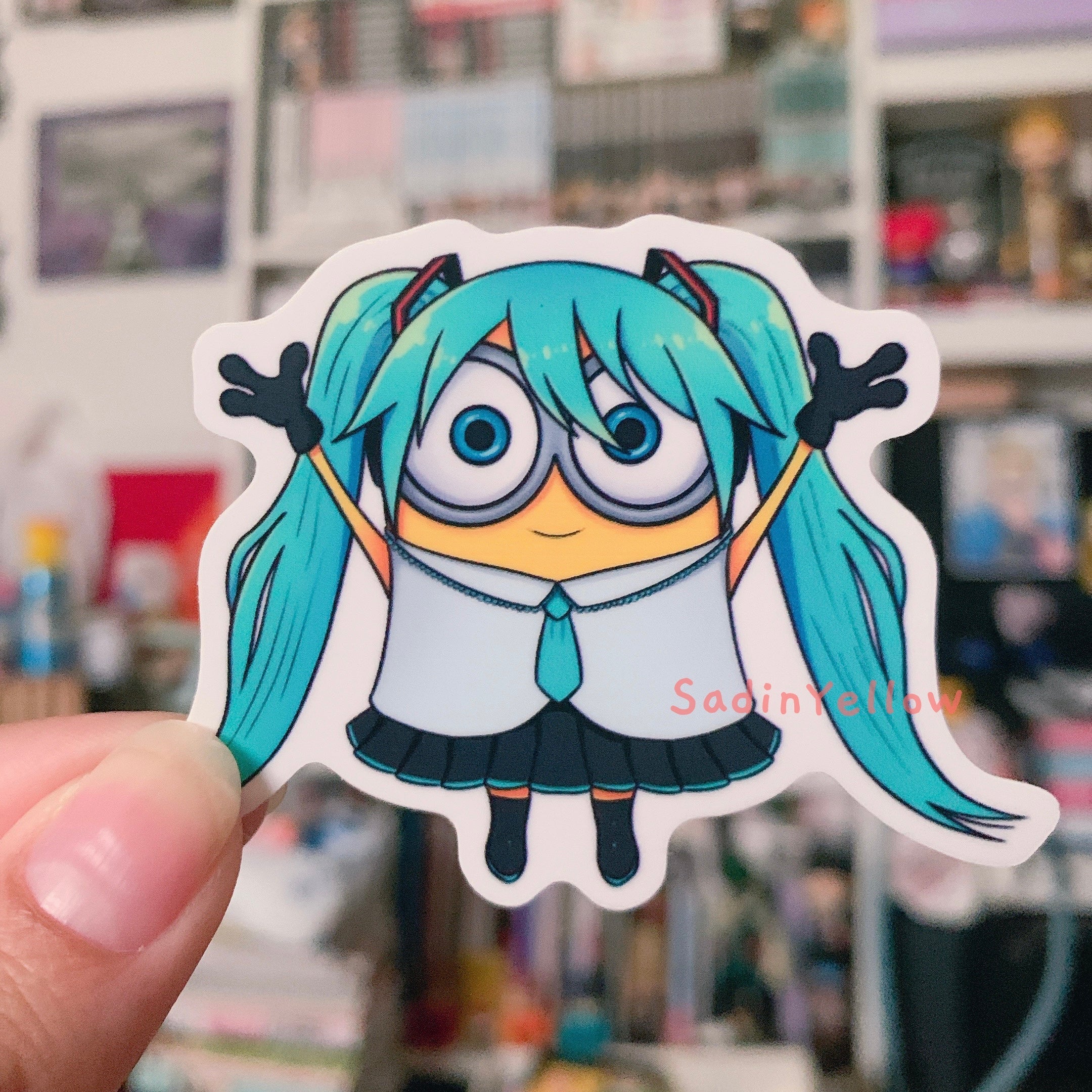 Hatsune Minion Stickers