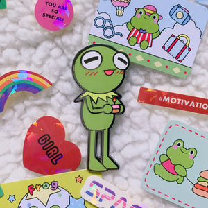 Kermie with a Cake Pin