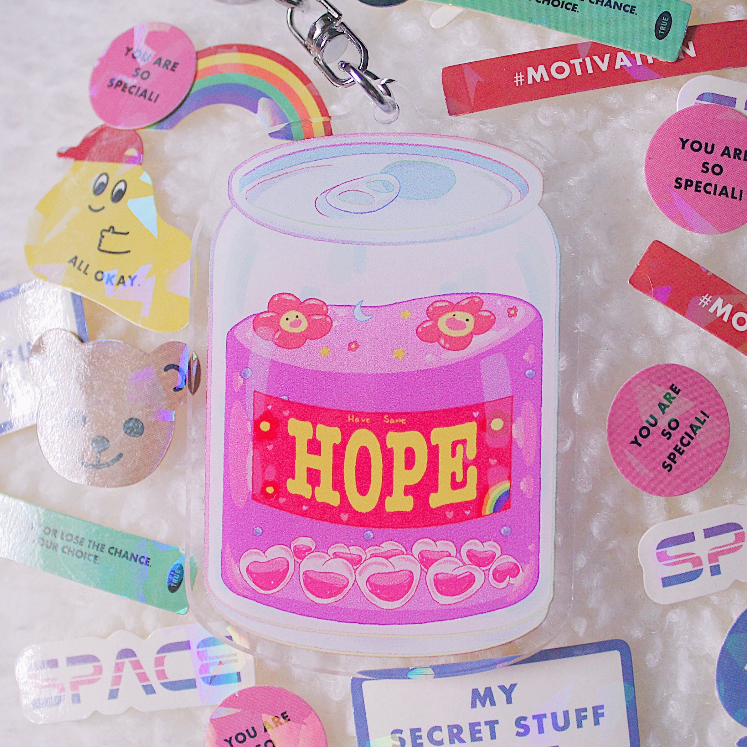 Hope in a can charm