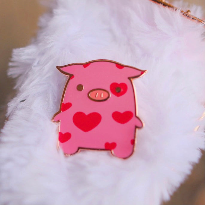 Heart Piggy Pin