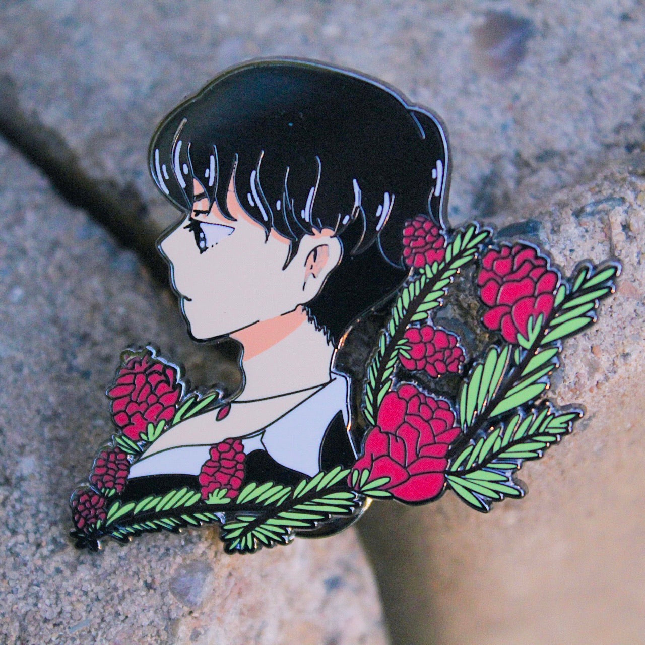 Yoongi Birth Flower Pin