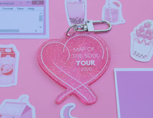 Map of The Soul Tour Keychain