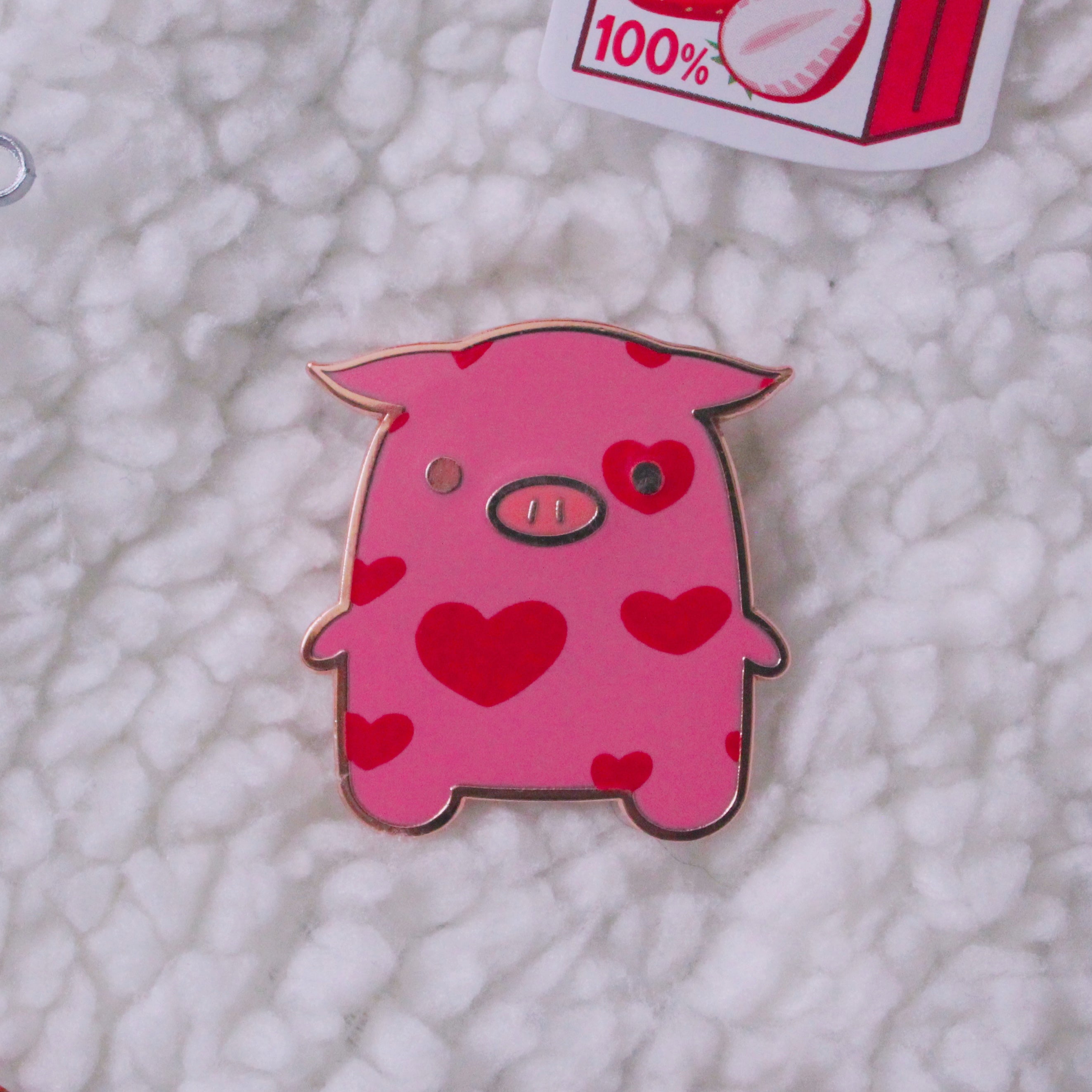 Heart Piggy Pin